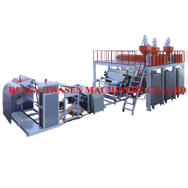 HSQPF-1500/2000/2500 Three screw Co-extrusion 5-7 Layers PE Air Bubble Film Machine