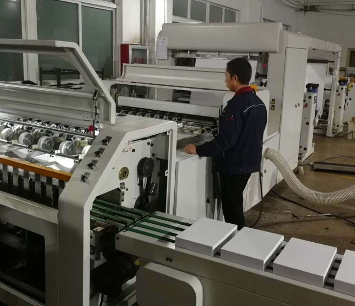 HQJ-1100/1400D Servo motor 2 rolls A4 paper Slitter Cutting Machine