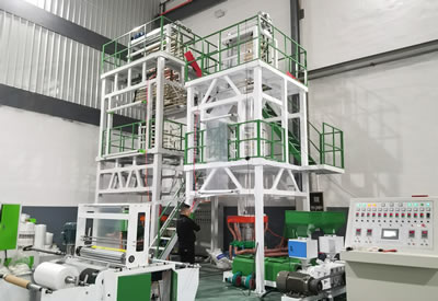 SJ50/55/60/65 High speed PE/PLA/PBAT Biodegradable Film Blowing Machine